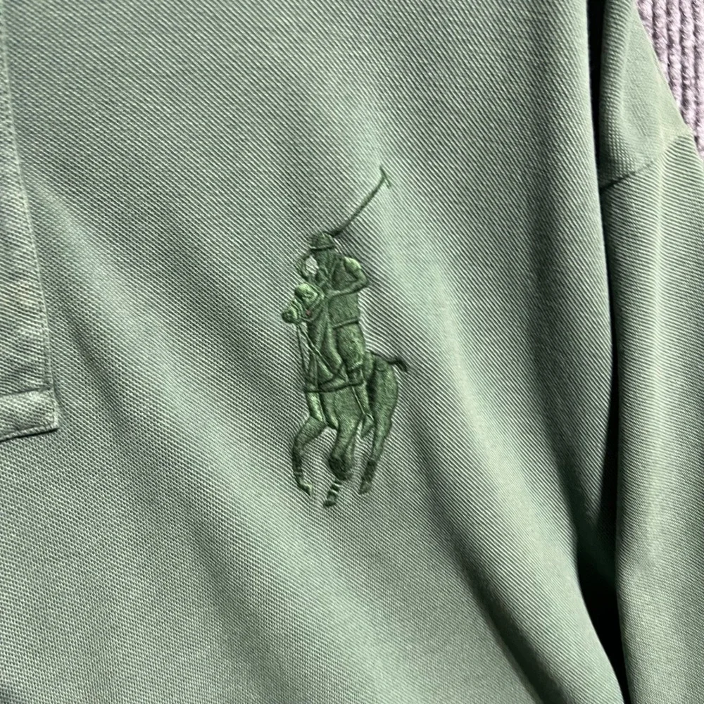 Polo Ralph Lauren Polo Shirt Mens 4XB Green Big Pony Short Sleeve Cotton Mesh